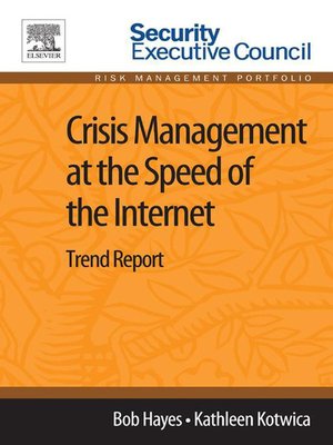 cover image of Crisis Management at the Speed of the Internet